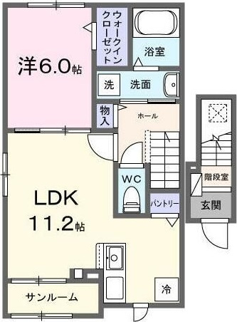 メゾンリリーの間取り