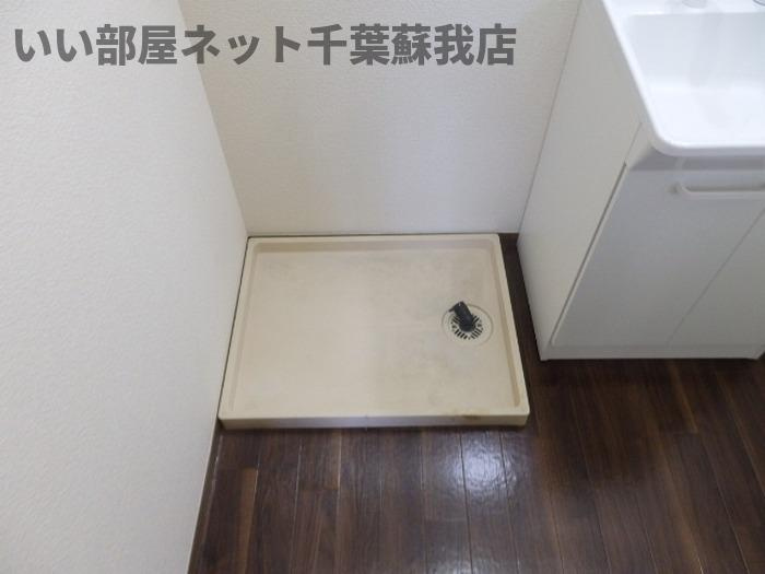 エスポワールヴィレッジⅠの洗面所|室内洗濯機置き場