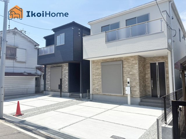 明石市貴崎1期　2号棟　新築戸建の駐車場|【ホームページに現地動画掲載中】●年中無休：当日予約可●駐車スぺ―ス並列2台可能！