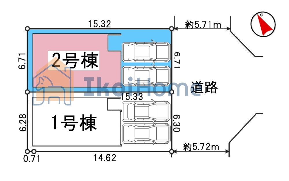 明石市貴崎1期　2号棟　新築戸建のその他|区画図【ホームページに現地動画掲載中】●年中無休：当日予約可●物件・当店の最寄駅まで無料送迎します！