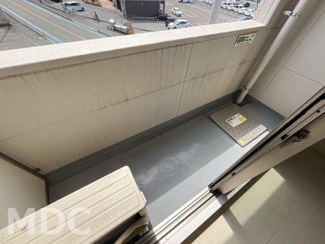 シティ・スター北佐古のバルコニー