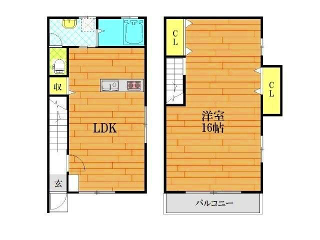 エクセルシオールの間取り