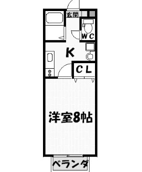 ハイツサンガーデンの間取り