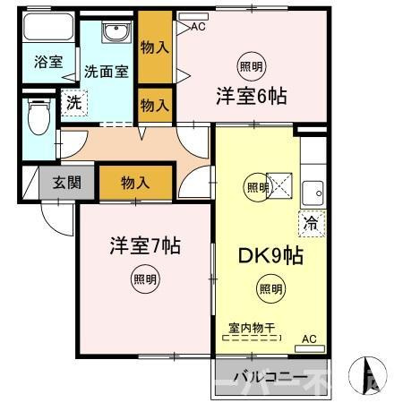 サンガーデンの間取り