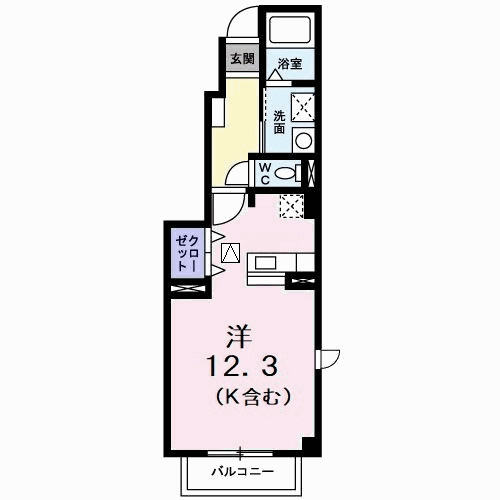 キャプリコートCの間取り