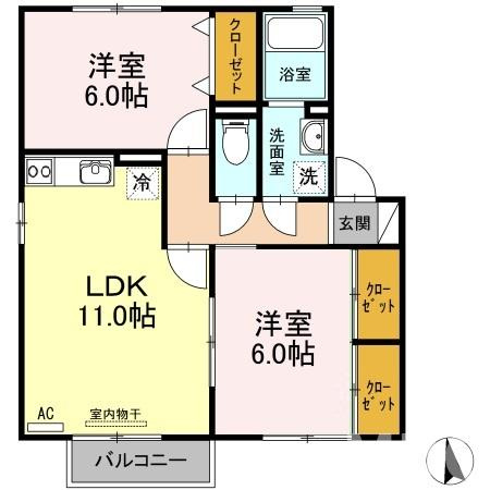 プラザ･ルミエール弐番館　C棟の間取り