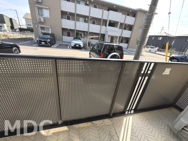 ルミエール　C棟のバルコニー