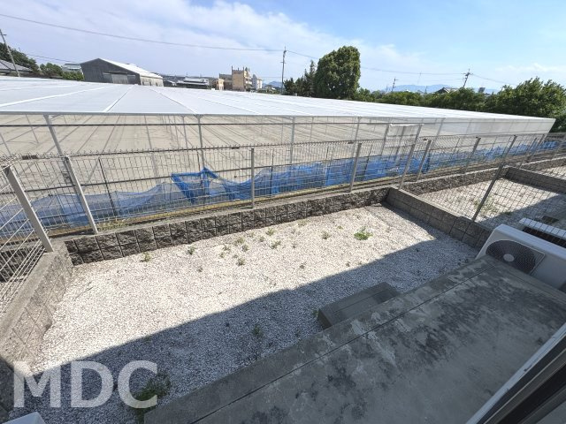 グリーンハイツ金沢のバルコニー