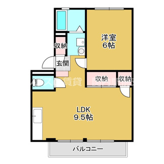 【間取り】 | サンライフ・ビラージュA