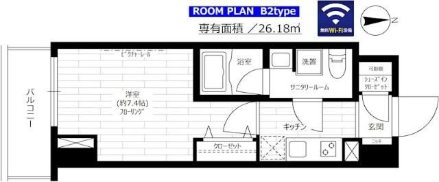 ステージグランデ秋葉原の間取り