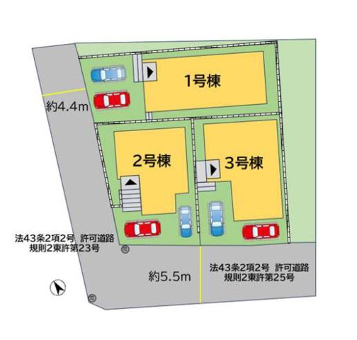 福岡市東区多々良1丁目第3-3棟（2号棟）の間取り