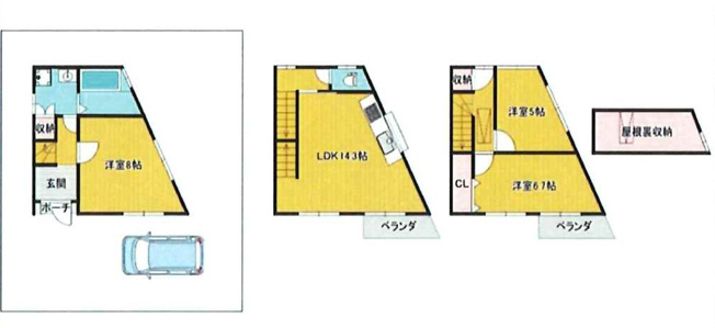 【間取り】 | 旭区森小路1丁目中古戸建