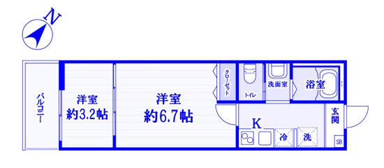 Soleil　Maisonの間取り