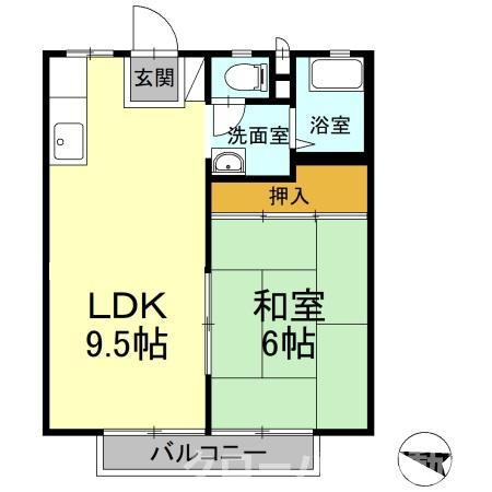 シルキーハイツの間取り