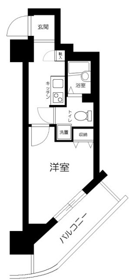 【間取り】 | ガラ・ステージ目黒不動前