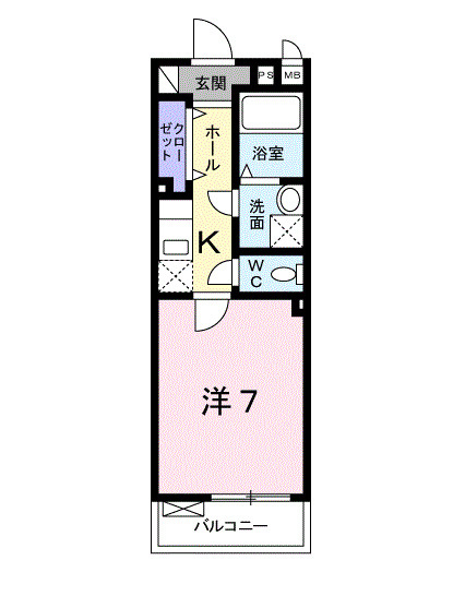 カーサ アモローザの間取り