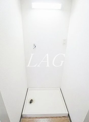 【設備】 | コーポ・ガーネット | 室内洗濯機置き場です。