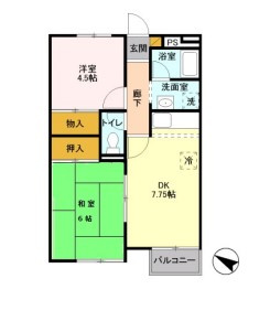 フラットⅠの間取り