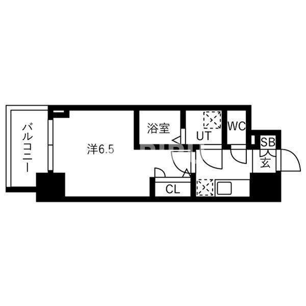 IW RESIDENCE大阪CREST TAPPの間取り