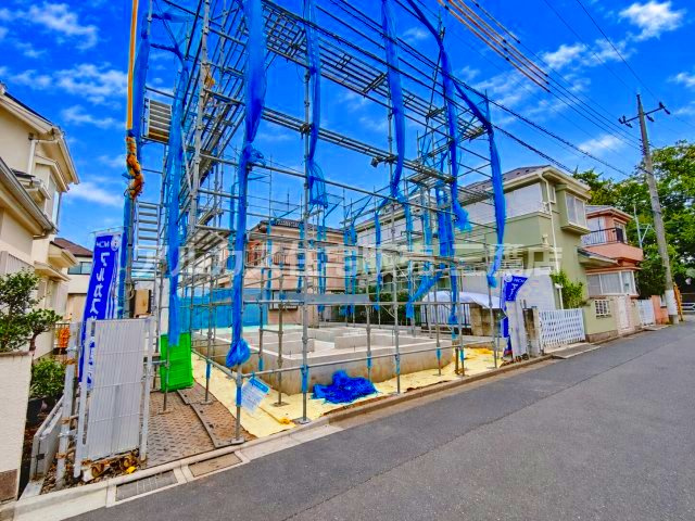 西武新宿線 田無駅 10分 新築戸建 西東京市向台町2丁目の外観|2026年12月に新築完成予定。きれいな長方形の整形地で、陽当りの良さが際立ちます。