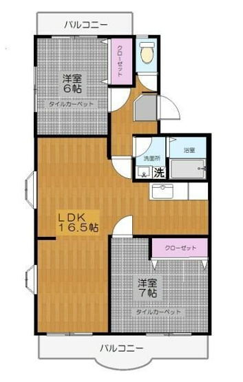 【間取り】 | パークヒル壱番館