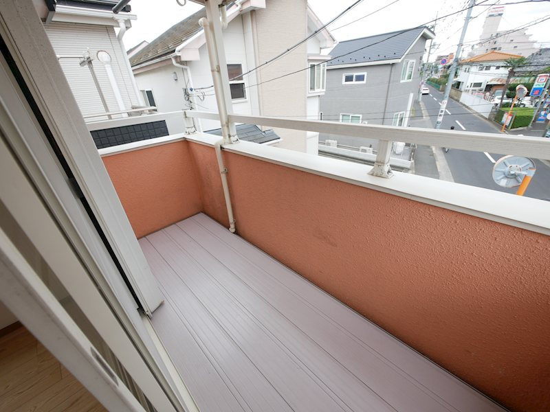 西原町4丁目貸家のバルコニー