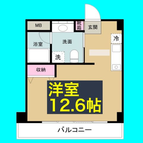 RAFFLE SHINSAKAEの間取り