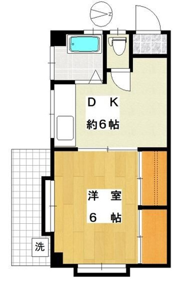 【間取り】 | ハイツ旭（あさひ）　内見立会い３０分前ＴＥＬ