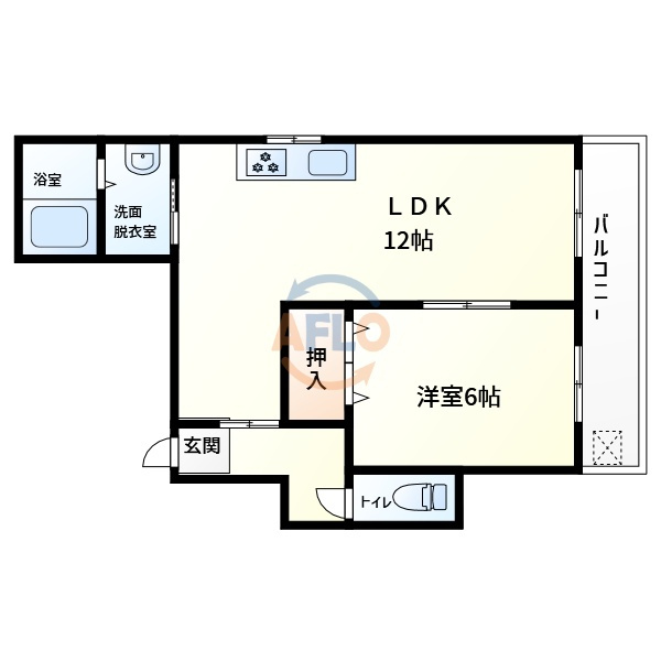 イルソーレ九条の間取り|イルソーレ九条　間取り
