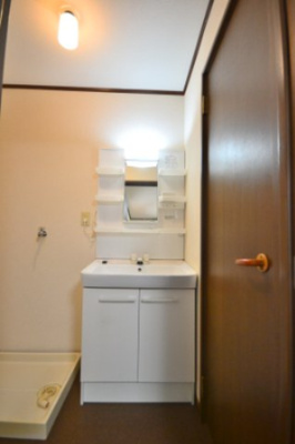 【洗面所】 | フラットS | 退去前につき別のお部屋の写真です