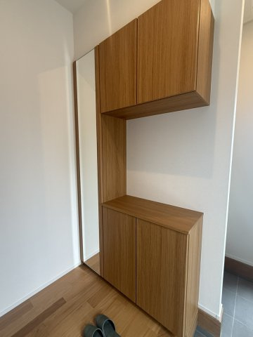 サンコート 山口市黒川6号地の収納|玄関収納です。