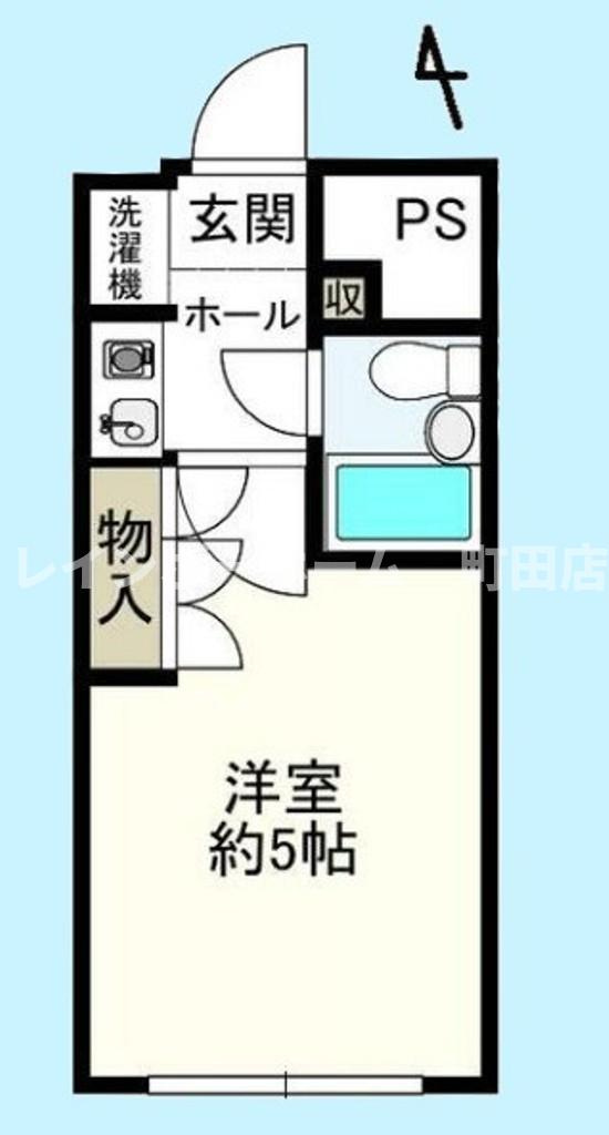 ダイアパレス・アクティブシティ本厚木※初期費用分割あと払いサービス利用可能物件の間取り