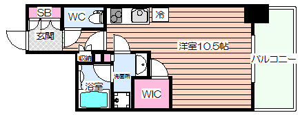 【間取り】 | ザ・パークハビオ堂島