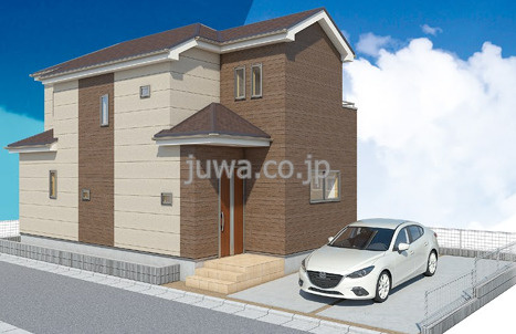 【新築分譲住宅】川越市南大塚2丁目6の外観パース