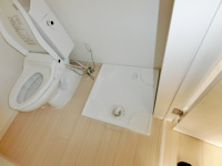 ゆったりとした空間のトイレです