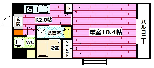 フォレストシティIIIの間取り