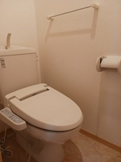 トイレもきれいです