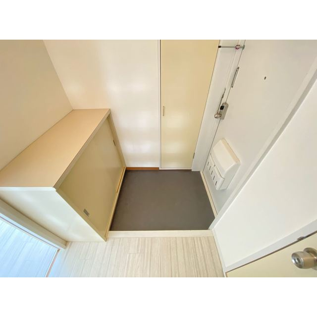 シンプルで使いやすい玄関です