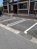 駐車場に車を止められます