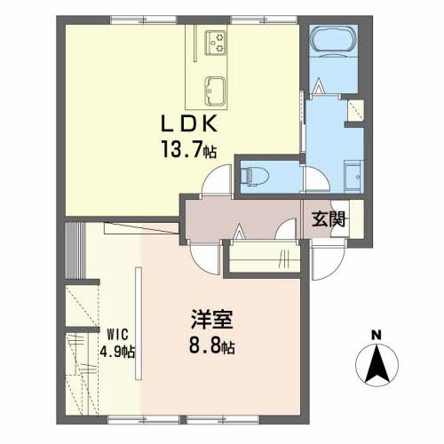 メゾン・ド・バンベール A棟の間取り