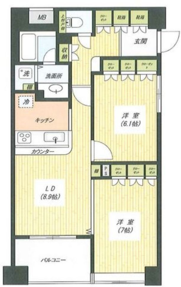 グラーサ東京イーストレジデンススクエアの間取り