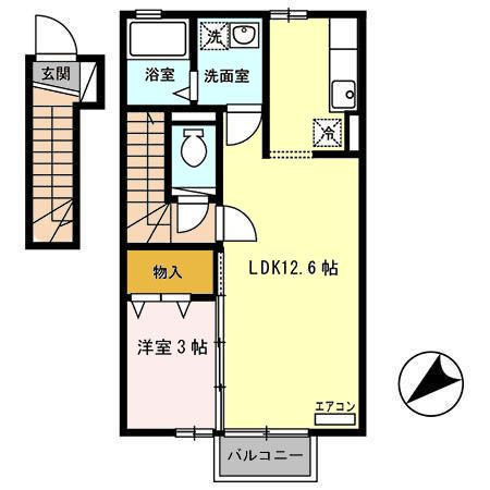 セジュールリモンの間取り