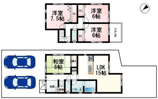 【間取り】 | 坂本７丁目