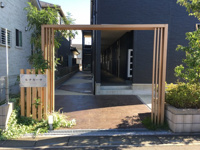 ゆとりのあるエントランスです