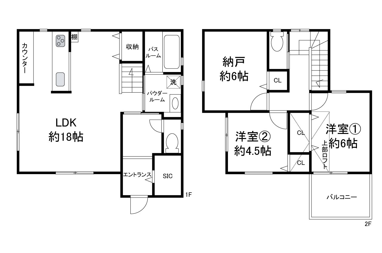 岸和田市加守町4丁目の間取り|現状でのお引渡し。定額リフォームパック（オプション）利用可。詳細はお問合せください。