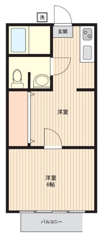 栄ハイツの間取り