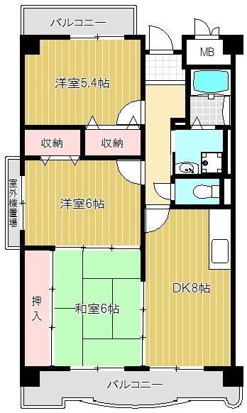 KMコートあびこの間取り
