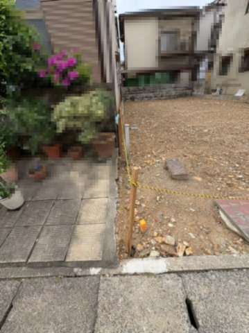 向日市森本町石田　　のその他|東側境界部分です