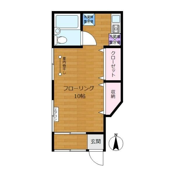 北区上十条２丁目のアパートの間取り