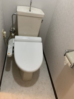 ゆったりとした空間のトイレです